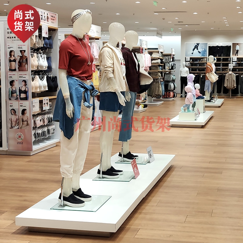 服裝店假模特展示臺(tái)